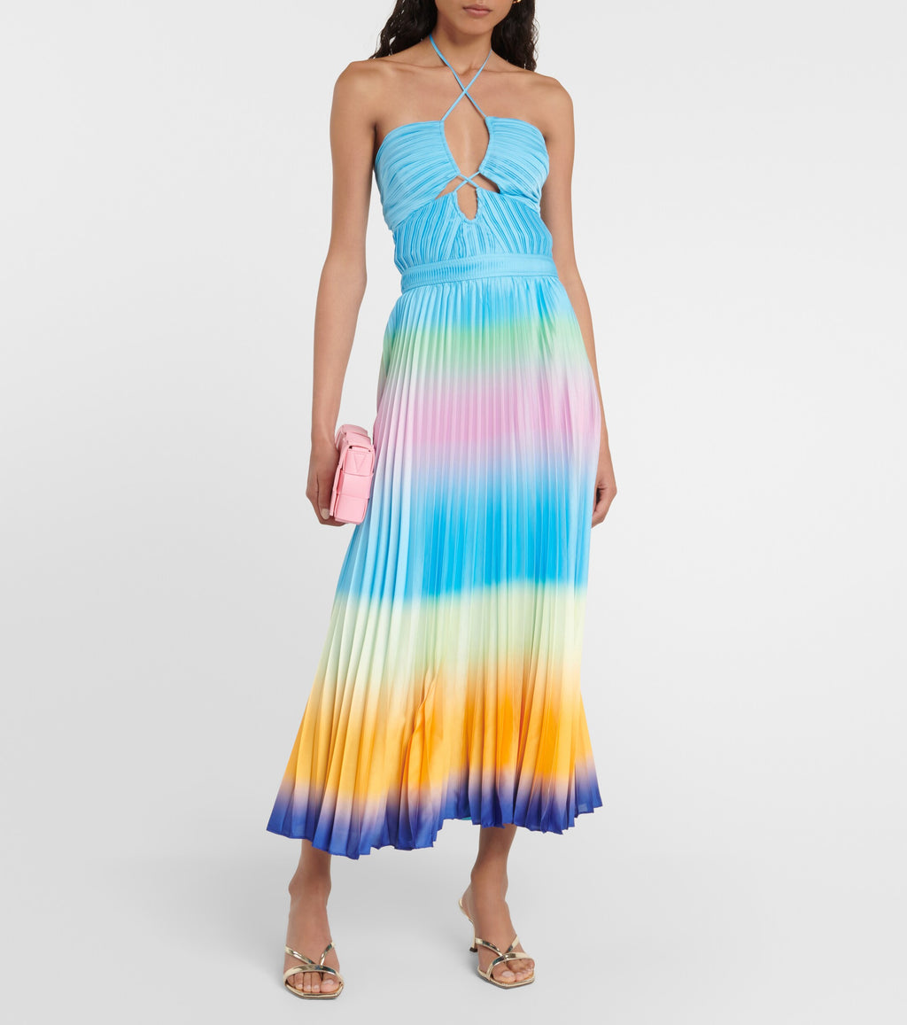 Annita Halter Midi Dress