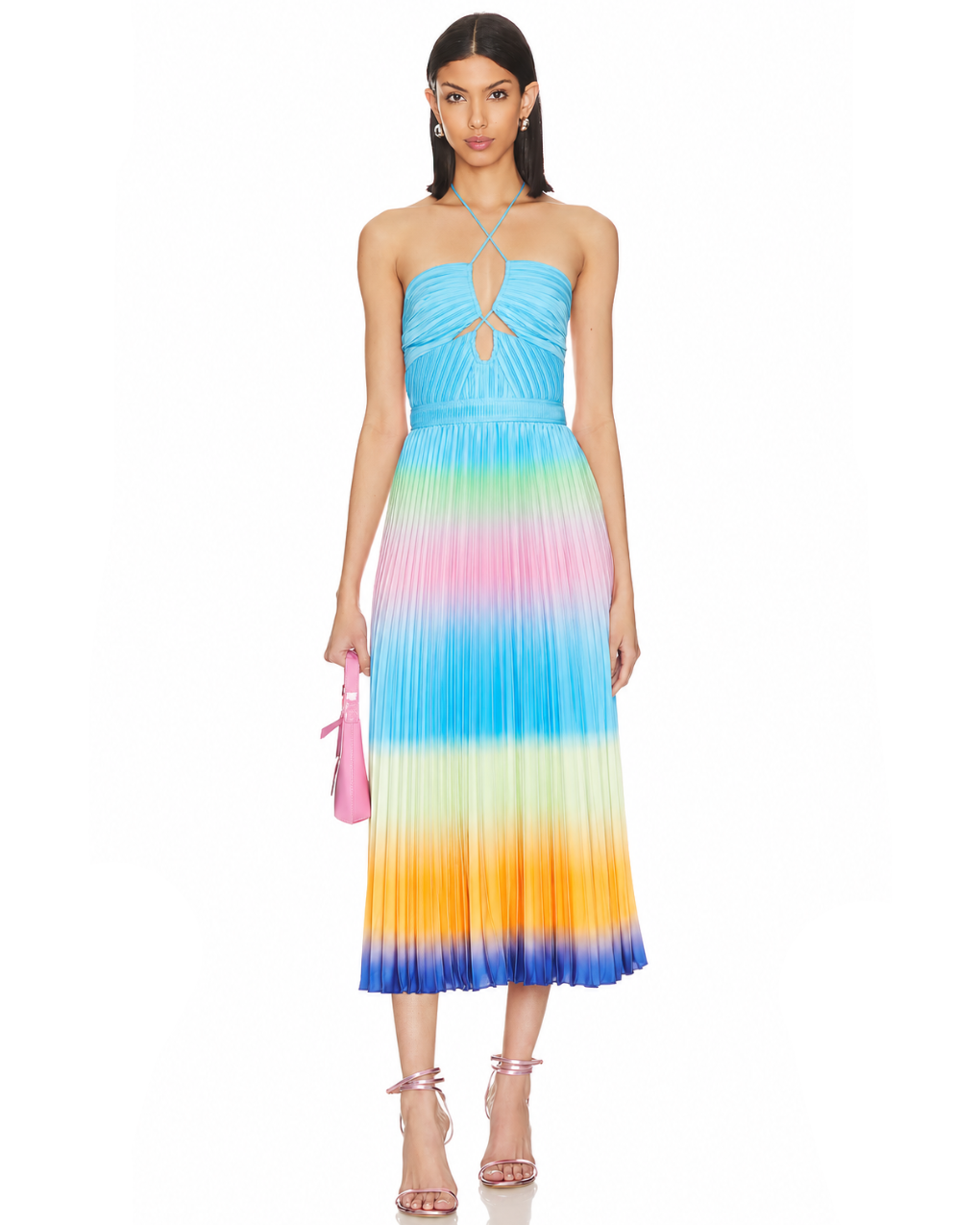 Annita Halter Midi Dress