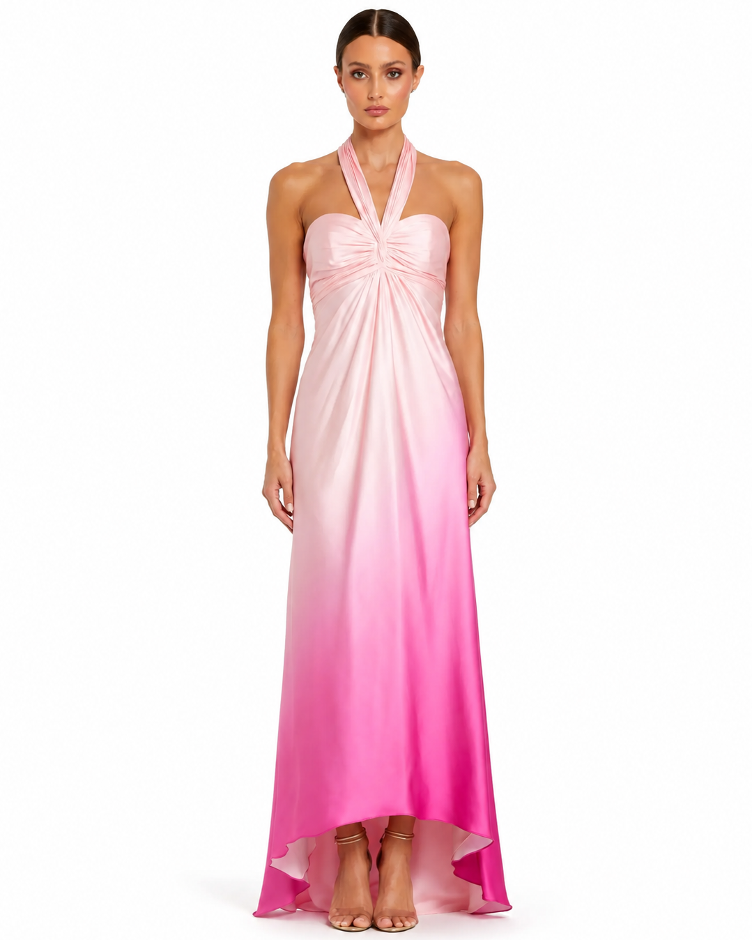 Charmeuse Gown in Pink