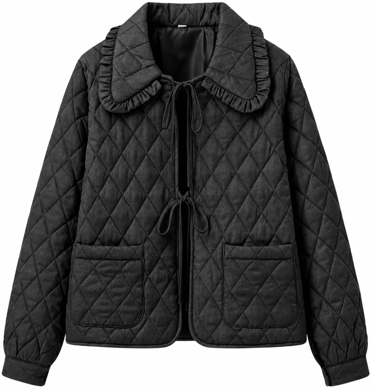 Coal Ruffle Jacket