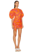 Pia Mini Dress in Coral