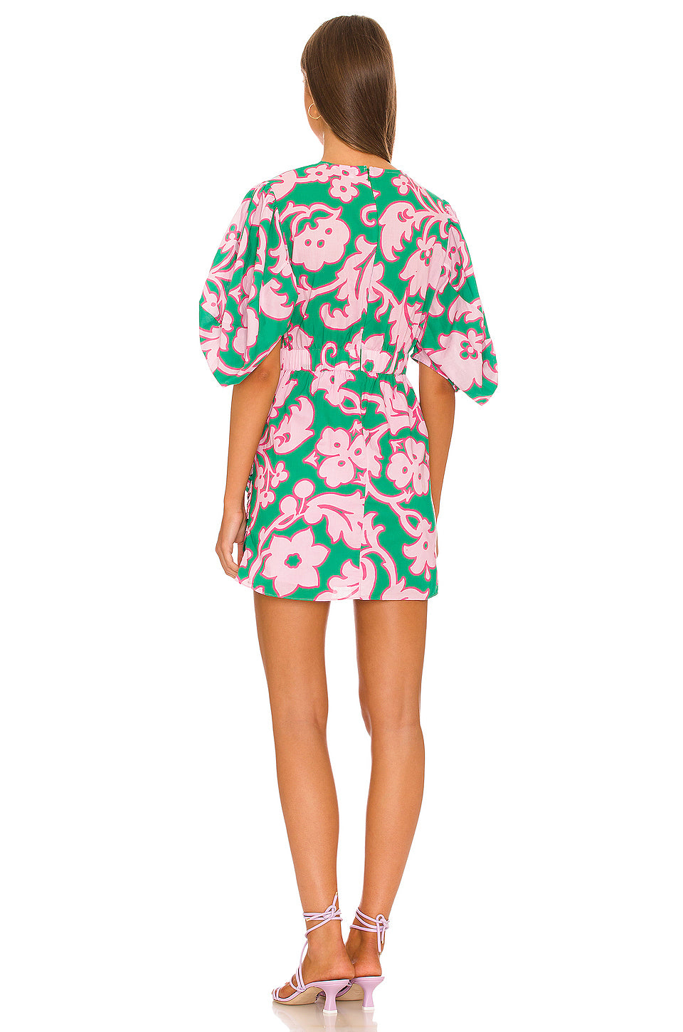 Pia Mini Dress in Guava