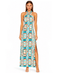 Geode Abstract Maxi Dress