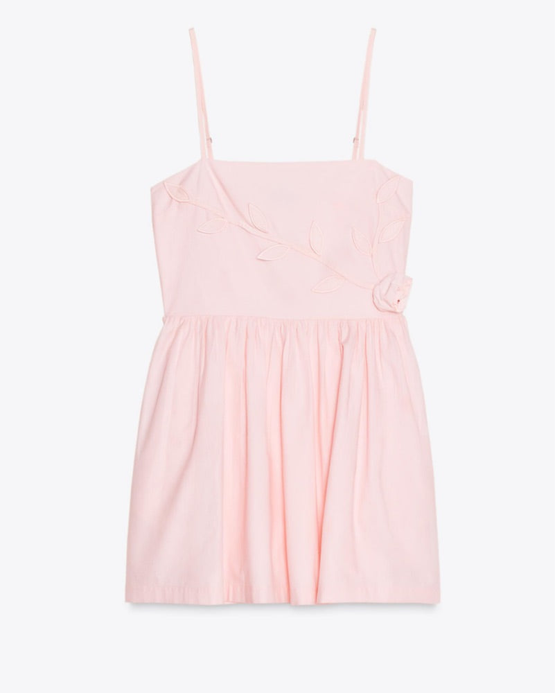 Floral Poplin Mini Dress