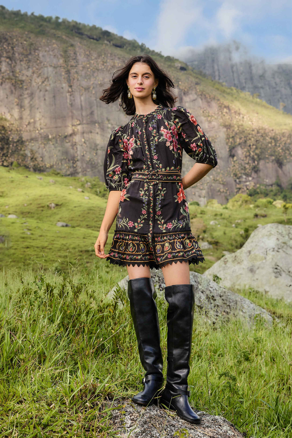 Belle Garden Mini Dress