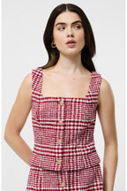 Houndstooth Skirt Set