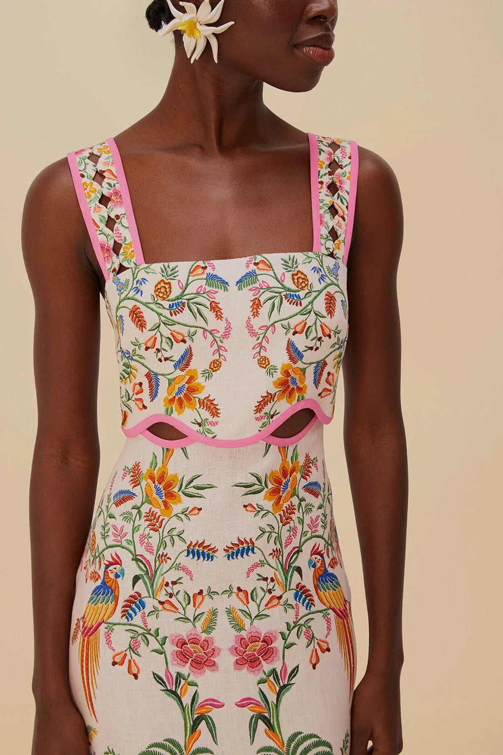 Delicate Forest Mini Dress